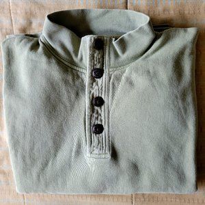 Orvis Men's Mock Neck Sweatshirt - XL, Wintergreen (NEW WITHOUT TAGS!)